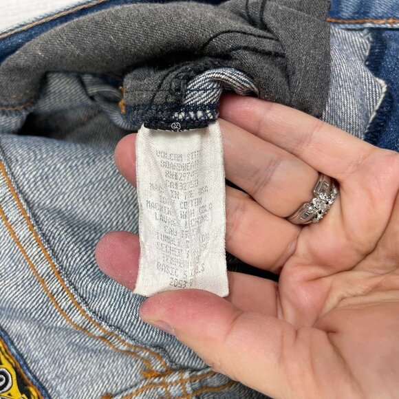 Volcom Stone vintage denim jeans 100% cotton straight leg size 7 skater grunge - Picture 7 of 12